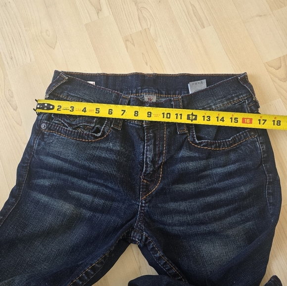 True Religion men's Dark Blue Jeans size 32 - Picture 6 of 11